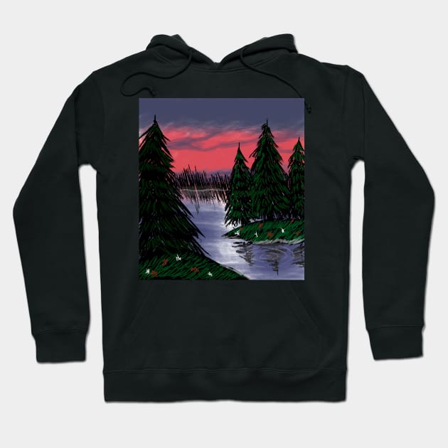 A Tribute to Bob Ross Hoodie by JoshQuartz